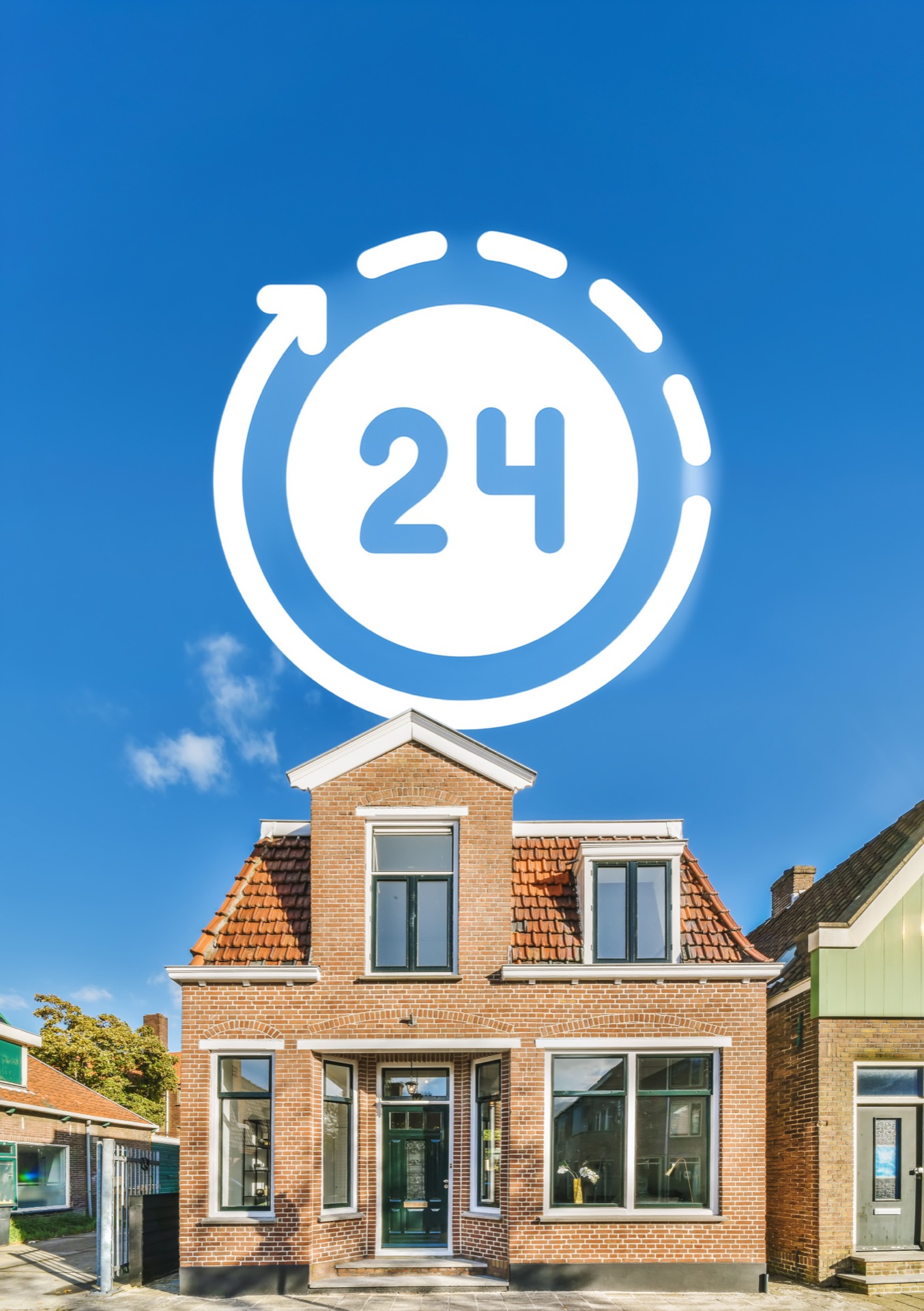Binnen 24 uur een bod